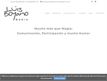 Tablet Screenshot of luisboyano.com